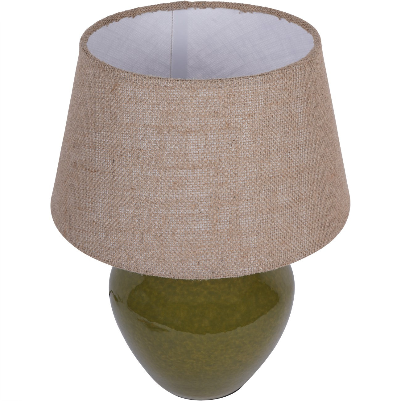 Aubrey Green Ceramic Table Lamp | Small